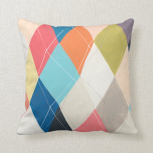 Harlequin Hopscotch - Argyle Pattern Cushion