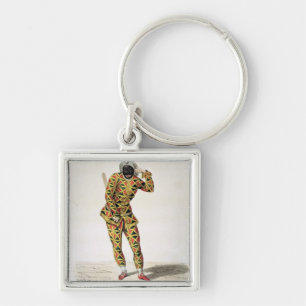 Harlequin Key Ring
