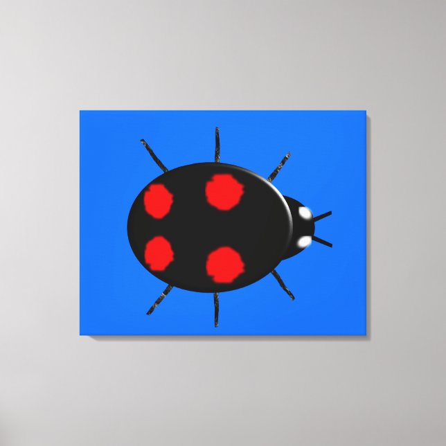 Harlequin Ladybird Canvas Print (Front)