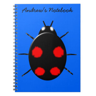 Harlequin Ladybird Customisable Notebook