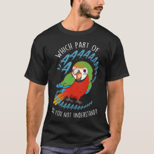 Harlequin Macaw Parrot Aaaa T-Shirt