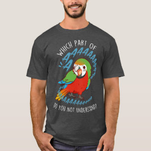 Harlequin Macaw Parrot Aaaa T-Shirt
