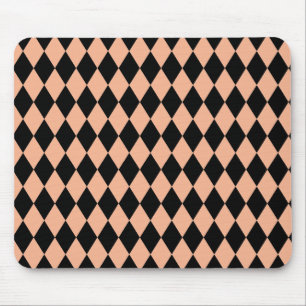 Harlequin Melon and Black Mouse Mat
