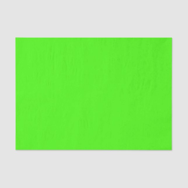 Harlequin Neon Green Solid Colour Tissue Paper (Front)