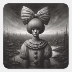 Harlequin of the Wasteland Square Sticker