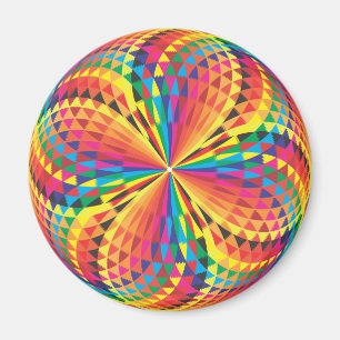 harlequin, optical illusion magnet