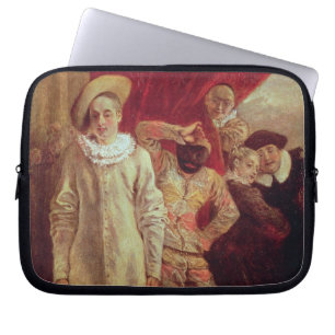 Harlequin, Pierrot and Scapin, Actors from the Com Laptop Sleeve