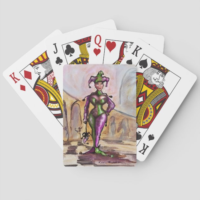 Harlequin Playing Cards (Back)