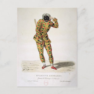 Harlequin Postcard