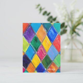 Harlequin Postcard
