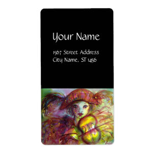 HARLEQUIN red pink purple yellow