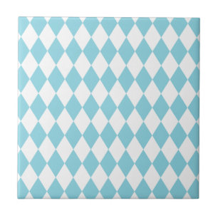 Harlequin Sky and White Tile