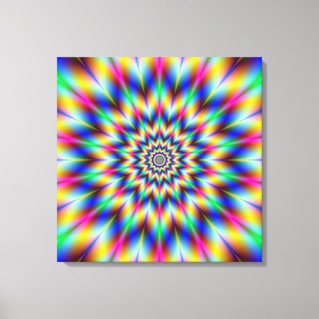 Harlequin Star Canvas Print (Front)