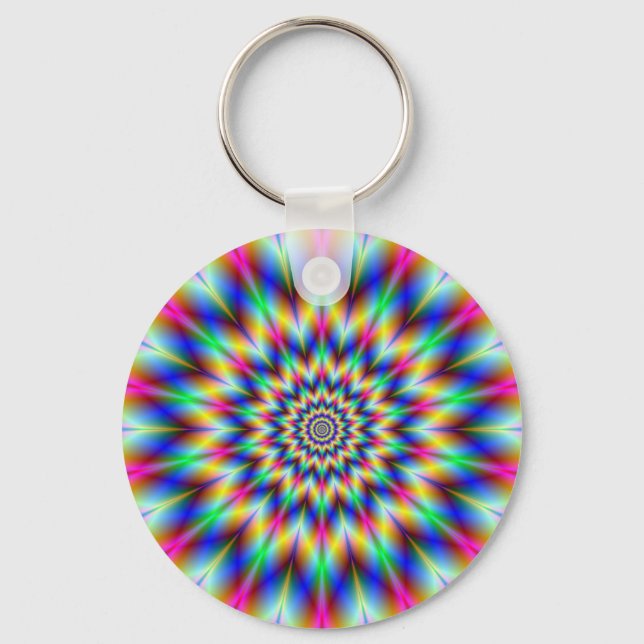 Harlequin Star Key Ring (Front)