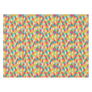 Harlequin vintage pattern tablecloth