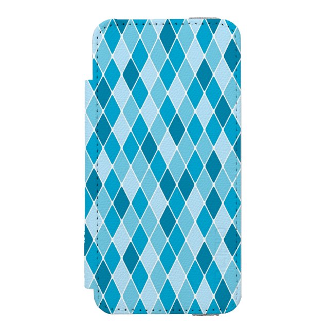 Harlequin winter pattern incipio iPhone wallet case (Folio Front)