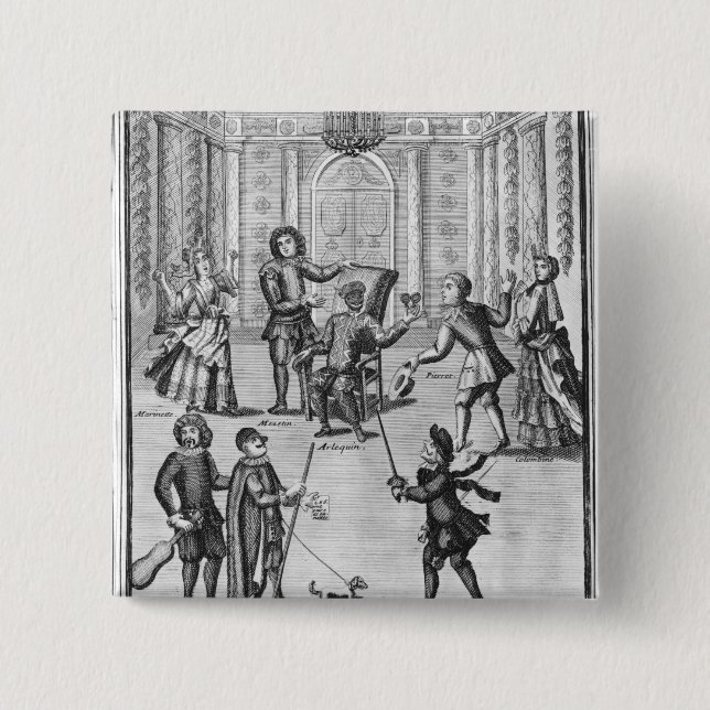 Harlequin's Lottery 15 Cm Square Badge (Front)