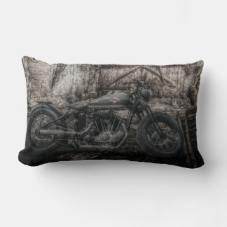 Harley Davidson Motorcycle Motorbike Vintage  Lumbar Cushion