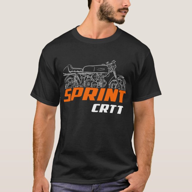 Harley-Davidson Sprint CRTT 1963 & 1967 T-Shirt (Front)