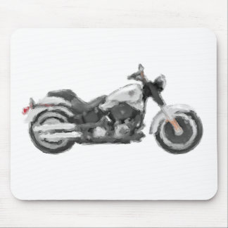 Harley FLSTFB Fat Boy Hand Painted Art Brush Mouse Mat