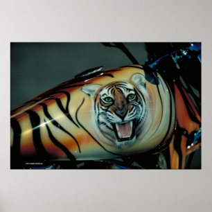 Harley Fuel Tank - S.D. Poster