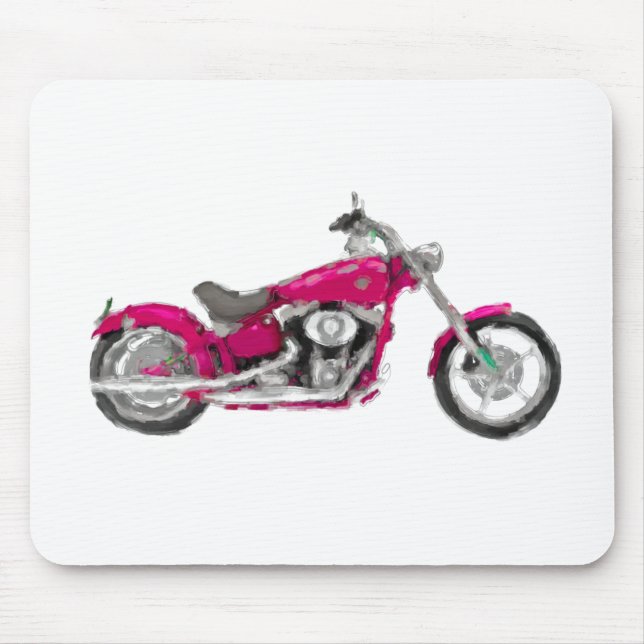 Harley FXCWC Rocker C Hand Painted Art Mouse Pad (Front)