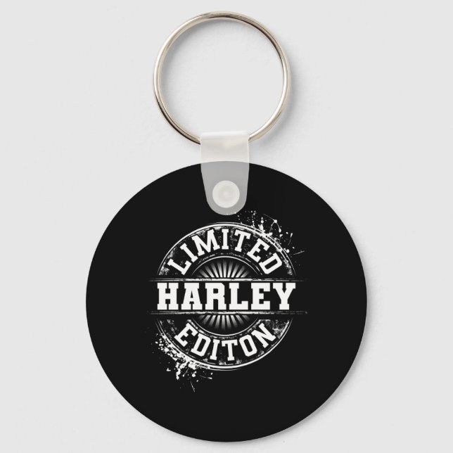 Harley Lied Edition Funny Personalised Name Joke Key Ring (Front)