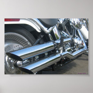 Harley Motorcycle Poster