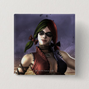 Harley Quinn 15 Cm Square Badge