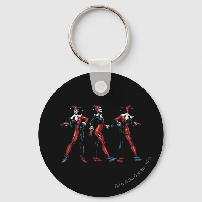 Harley Quinn - All Sides Key Ring (Front)