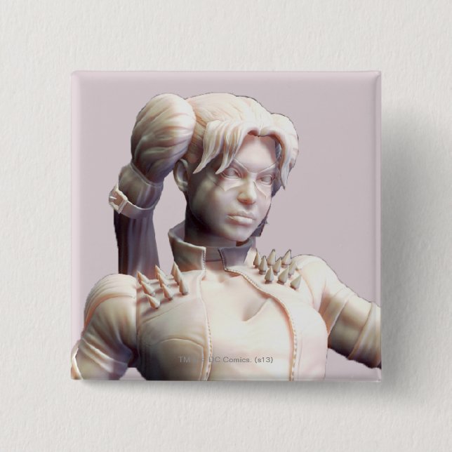 Harley Quinn Alternate 2 15 Cm Square Badge (Front)