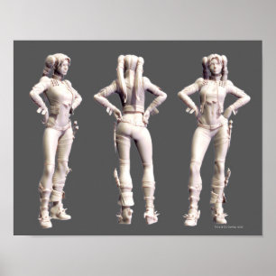 Harley Quinn Alternate Turnaround Poster