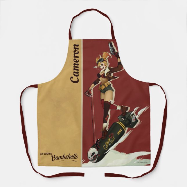Harley Quinn Bombshells Pinup Apron (Front)