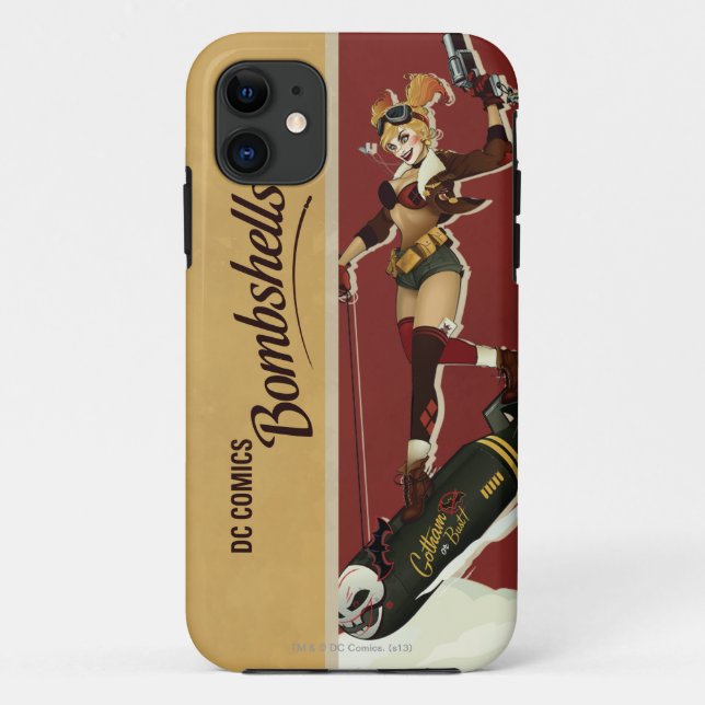 Harley Quinn Bombshells Pinup Case-Mate iPhone Case (Back)
