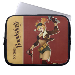 Harley Quinn Bombshells Pinup Laptop Sleeve
