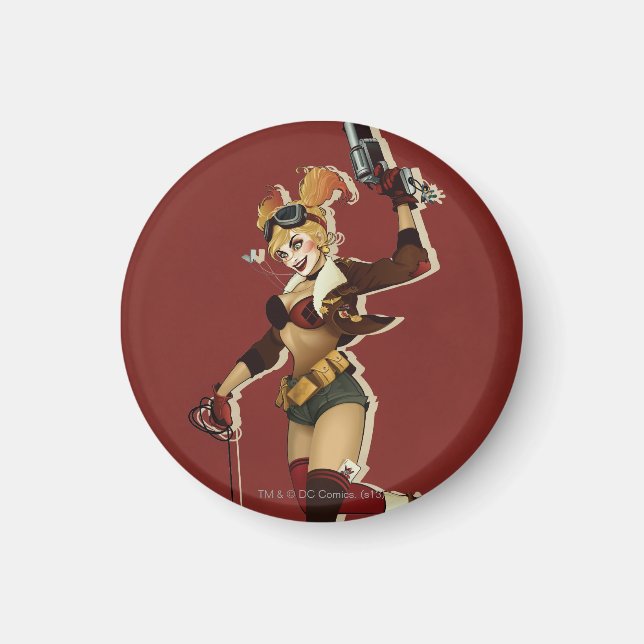 Harley Quinn Bombshells Pinup Magnet (Front)