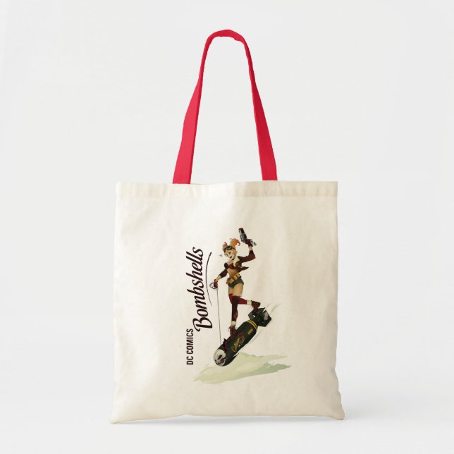 Harley Quinn Bombshells Pinup Tote Bag (Front)