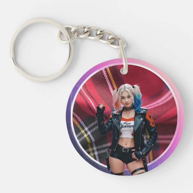 Harley Quinn  Key Ring (Front)
