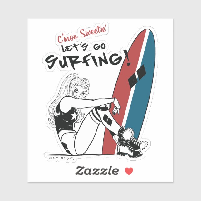 Harley Quinn - Let's Go Surfing (Sheet)
