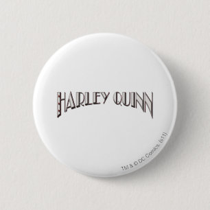 Harley Quinn - Logo 6 Cm Round Badge