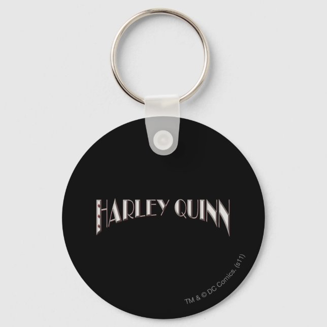 Harley Quinn - Logo Key Ring (Front)
