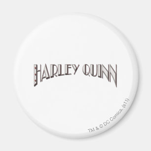 Harley Quinn - Logo Magnet