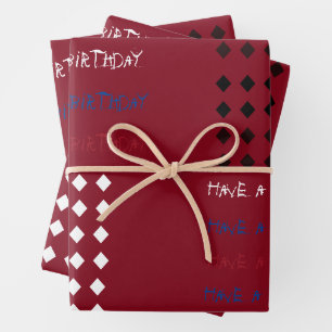 Harley Quinn Monster Birthday Wrapping Paper