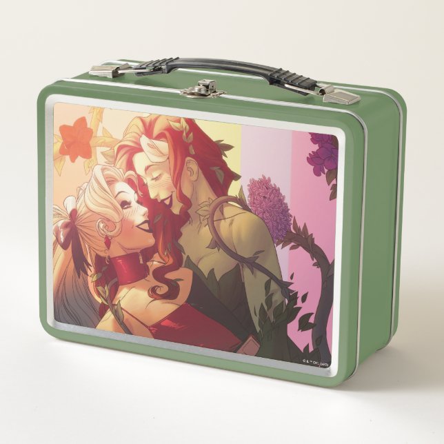 Harley Quinn & Poison Ivy Pride Comic Cover Metal Lunch Box (Front)