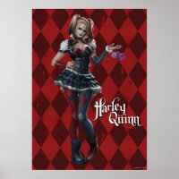 Harley Quinn With Fuzzy Dice