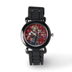 Harley Quinn With Fuzzy Dice Watch