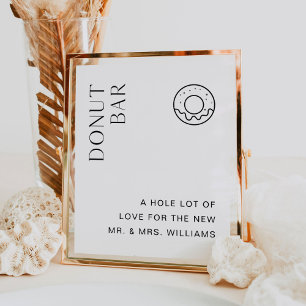HARLOW Doughnut Bar Wedding Sign