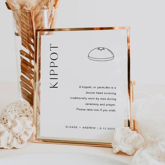 HARLOW Kippot Yarmulke Wedding Sign (Creator Uploaded)