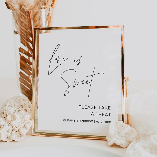 HARLOW Love Is Sweet Wedding Favour Sign (Creator Uploaded)