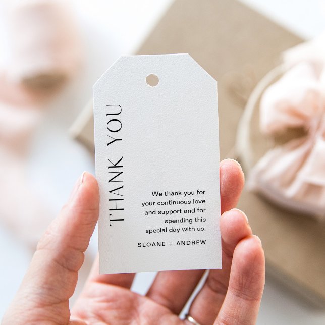 HARLOW Minimalist Thank You Favour Tag (Creator Uploaded)